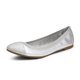 thumbnail image 1 of Zapatos DREAM PAIRS Ballerinas Sole-Flex para Mujer Plata Talla 9, 1 of 6