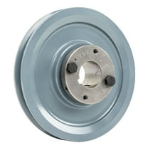 Masterdrive Cast Iron 4.75" Single Groove Pulley Belt B Section 5L with 1-1/8" Sheave Bushing BK50H