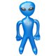 thumbnail image 4 of Alien inflable, juguetes alienígenas inflados, figuras inflables novedosas de PVC, accesorios para cumpleaños, Halloween, fiesta temática del espacio Azul BLESIY juguetes inflables, 4 of 8
