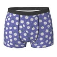 thumbnail image 6 of Men's Boxer Briefs, Daisies Flowers Purple Starry Sky Soft Comfy Mens Underwear Boxer Briefs Breathable With Widen Waist, 6 of 7