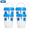 blue-4 pack, variant on Solar Powered LED Fruit Fly Trap Outdoor – PP Insect Catcher with Light Attraction System, Automatic Night Illumination Bug Control for Garden, Orchard, Farm & Patio Hanging Use