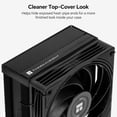 thumbnail image 3 of Thermalright ASSASSIN X120-A DARK All-Black CPU Air Cooler, 4 Heat Pipes, 120mm PWM Fan, AMD AM5/AM4, Intel LGA1851/1700, 3 of 10