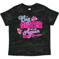 thumbnail image 3 of Inktastic Big Sister Again with Flowers and Arrow Girls Toddler T-Shirt, 3 of 5