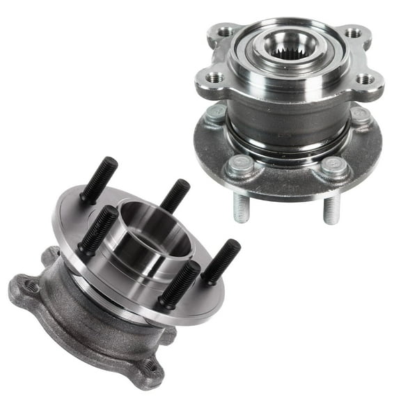 Detroit Axle - AWD Rear Wheel Bearing Hubs for 13-19 Ford Escape 15-19 Lincoln MKC, 2013 2014 2015 2016 2017 2018 Wheel Bearing and Hubs Assembly Replacement Pair Wheel Bearing Hubs