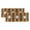 Brown, variant on Valances for Windows, Red Gray Kitchen Curtains Valances 2 Pack for Living Room Bedroom Bathroom, Southwest Retro Ethnic AztecTexture Bohemian Light Filtering Curtains Rod Pocket Valance 42"x12"