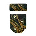 thumbnail image 2 of HELLHERO Polynesian Folk Style Fashion Polyester Fabric Toilet Seat Covers Adjustable Stylish Gifts Round Toilet Lid Dust Cover Elastic Bottom for Bathroom, 2 of 8