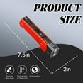 thumbnail image 5 of HIBIBUD Small Flashlight,Strong Magnetic Bottom and Side Pen Clip Flashlight Battery Powered,Rotatable Lamp Head Led Flashlight,Red, 5 of 7
