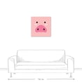thumbnail image 3 of Creative Products Pig Face 24x24 Canvas Wall Art, 3 of 5