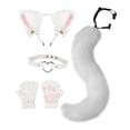 thumbnail image 1 of Conjunto de orejas y cola falsas para disfrazarse Perfecl Accesorio de cosplay para Halloween, 1 of 8
