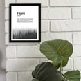 thumbnail image 5 of Designs ByLITA Y?gen Dictionary Definition Forest Design, 8 x 10 Black Wall Print (Framed) | Inspirational Modern Art Decoration, 5 of 7