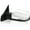 Chrome Left, variant on Spec-D Tuning Chrome Power Heated + LED Signal + Blind Spot Monitor BSM Right Passenger Side Mirror Compatible with 2019-2024 Ram 1500