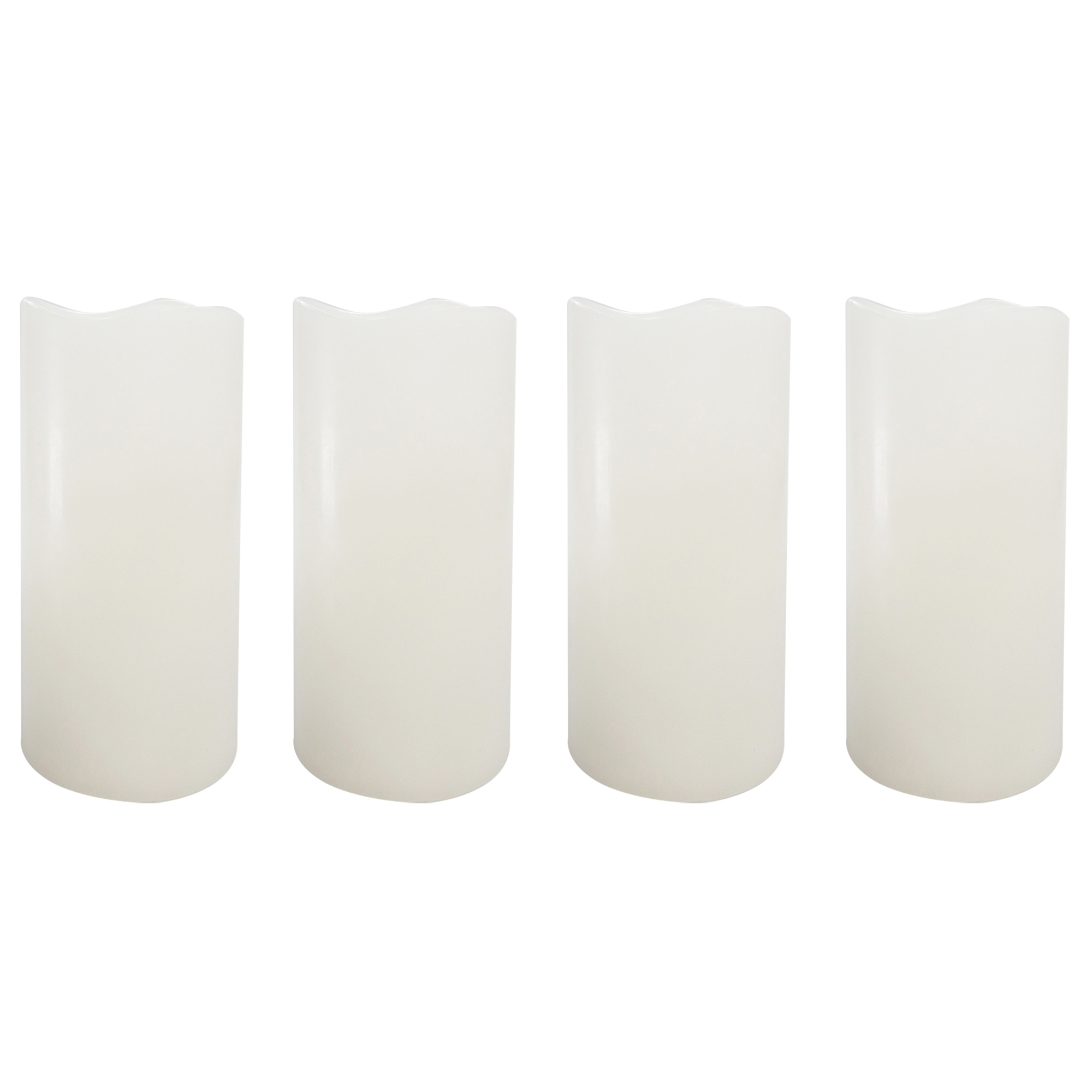 Better Homes and Gardens Flameless LED Pillar Candles 4-Pack, Vanilla Scented - image 4 of 4