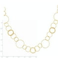 thumbnail image 2 of Real 14kt Yellow Combo Circle Chain; 18 inch; for Adults and Teens; for Women and Men, 2 of 2