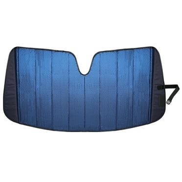 Genuine Dickies Navy Black Accordion Auto Sunshade for Trucks, 41312WDI