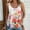 White, variant on Womens Tank Tops under $5 Plus Size Print Crew Neck Summer Loose Casual Tank Top