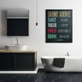 thumbnail image 2 of Stupell IndustriesStupell Industries Laundry Schedule Chalkboard Bathroom Wall ArtCanvas Wall Art by Jo Moulton, 2 of 6