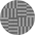 thumbnail image 1 of Ahgly Company Machine Washable Indoor Round Transitional Carbon Gray Area Rugs, 8' Round, 1 of 7