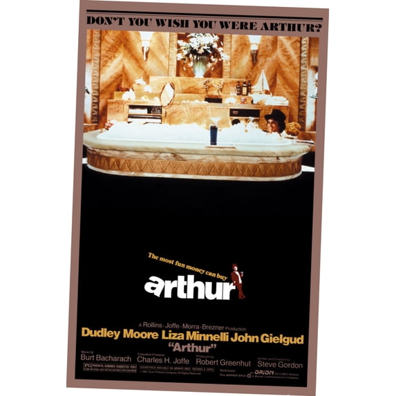 Arthur Movie Poster Dudley Moore Reprint 27Inx40In for any room 27x40 ...