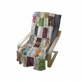 thumbnail image 3 of Retro Soft Flannel Fleece Throw Blanket, Big Patchwork of Different Patterns Traditional Classical Old Fashioned, Cozy Plush for Indoor and Outdoor Use, 50" x 60", Multicolor, by Ambesonne, 3 of 5