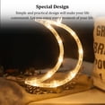 thumbnail image 3 of Bewildely LED de Navidad con diseño de lámpara colgante alimentada por batería, candelabro brillante, adornos de ventana para Cocina y Comedor, 3 of 6