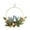 A, variant on Coollooc Christmas Home Decor Faux Winter Greenery with Berries Pinecones Hoop Wreath Wall Decor Easy to Hang Rustic Indoor Christmas Wreath for Doors and Walls with a Metal Ring Hanger 13.8”x12.6”
