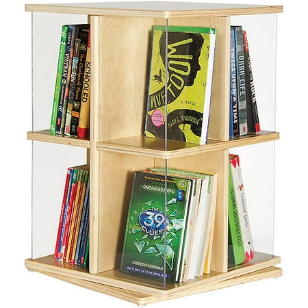 Guidecraft Rotating 2-Tier Book Display, Natural - Walmart.com