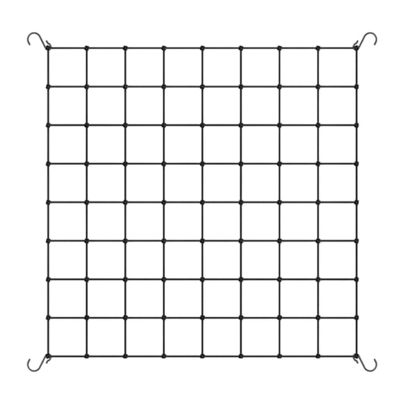 S SERENABLE Plant Net Support Trellis Netting with 4 Hooks for Climbing Plants Versatile 80cmx80cm