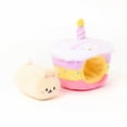 thumbnail image 6 of Anirollz Birthday Cake Oufitz Bunniroll Mini Plush – Soft & Cuddly Stuffed Bunny, Cute Collectible Gift for Plush Lovers, 4” Small & Adorable, 6 of 8