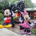 thumbnail image 2 of Globo de aluminio de Mickey Minnie Mouse de Disney, decoración para fiesta de cumpleaños, baby shower, globos de Mickey Mouse de dibujos animados, suministros para globos de aire, 2 of 5