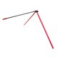 thumbnail image 1 of Soporte plegable ajustable para patear gol de campo de fútbol para principiantes Negro rojo, 1 of 9