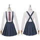 thumbnail image 2 of Disfraz de Anime Matilda the Musical para mujer, traje de uniforme escolar gris con corbata, atuendo de carnaval de Halloween para hombres, mujeres, niños y niñas, 2 of 5
