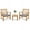 Gray, variant on Spaco 3 Pieces Outdoor Furniture Set, Deluxe Outdoor Patio with Soft Seat Cushions-Gray
