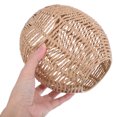 thumbnail image 2 of Shisuyan Rattan Lampshade Iron For Indoor Lighting 1Set 5.9X5.9X5.5In, 2 of 8
