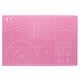 thumbnail image 1 of Scienceny Tapete de grabado de PVC autocurativo A3, tablero de doble cara para manualidades, acolchado de tela, proyecto de colección de recortes Kits y herramientas para tallar Rosado Scienceny TO0998-02B, 1 of 1