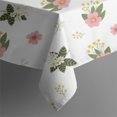 thumbnail image 5 of Pioneer Flower Floral Print Pattern Square Tablecloth, Waterproof Wipeable Spillproof Washable Table Cover for Home Kitchen Party Decor, 42"x42", 5 of 6