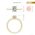 thumbnail image 5 of ANGARA Natural 1.17 ct Diamond Engagement Ring in 14K Yellow Gold for Women (Size-7x5mm| Color-K| Clarity-I3) | April Birthstone, Birthday, Anniversary, Jewelry Gift for Women | Natural Diamond Ring, 5 of 9