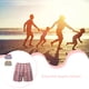thumbnail image 5 of Yuarrent Pantalones cortos de algodón a cuadros de playa para hombre Pantalones de ropa interior Traje de baño XXXL, 5 of 6