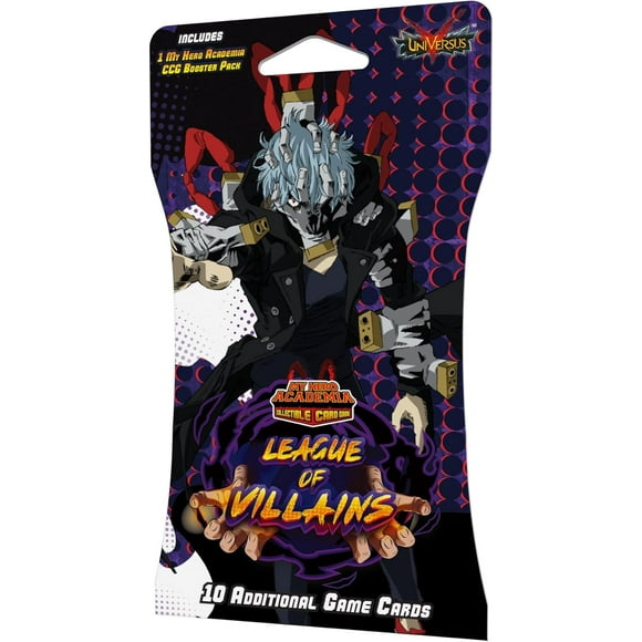 shiyou-My Hero Academia Collectible Card Game Set 4: League of Villains Booster Pack - Individual Expansion Pack with 10 Additional Game Cards