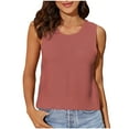 thumbnail image 2 of LSLJS V Neck Débardeurs Sans Manches Décontractés pour Femmes, Débardeurs pour Femmes, 2 of 5