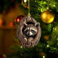 thumbnail image 2 of Adorno navideño con animales Adorno acrílico 2D con motivos animales para árbol de Navidad Decoración animal de temporada para árbol de Navidad Recuerdo navideño para techo, 2 of 5