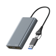 thumbnail image 1 of HDTV Video Capture Card USB Type-C -Compatible Video Grabber Box 4k 60HZ Loop-Out for PC Computer Camera Live Gaming, 1 of 8