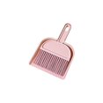 thumbnail image 1 of Mini juego de recogedor de escoba de plástico, escoba pequeña, herramienta de limpieza de escritorio para limpieza del hogar, color rosa, 1 of 4