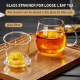 thumbnail image 4 of Glass Tea Cup with Infuser and Lid, 17.6oz/520ml Large Borosilicate Teacup,Tea Glass, Clear Mug for Loose Leaf Tea, Blooming Tea, Microwave & Dishwasher Safe - Tea Maker Gift for Birthday, 4 of 6