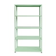 thumbnail image 5 of Ar Shelving 5-Tier Powder-Coated Metal Decorative Household Storage Shelving Unit Bookcase in Light Green (35 in. W x 69 in. H x 12 in. D), 5 of 13