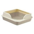 thumbnail image 4 of Milaget Heighten Semi-Enclosed Litter Box, Deep Toilet, Splashproof, Removable Pedal Bed Gray, 4 of 9