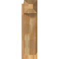 thumbnail image 2 of Ekena Millwork 8"W x 24"D x 28"H Traditional Rough Sawn Craftsman Outlooker, Western Red Cedar, 2 of 4