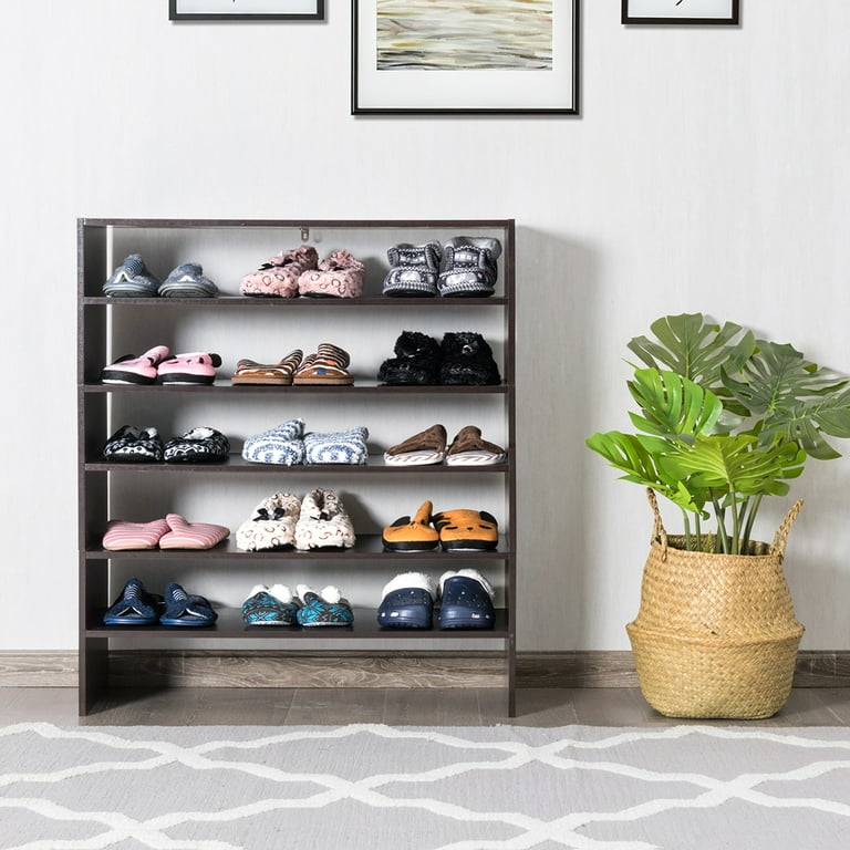 Teal Triangle Aspen Modular Shoe Rack | Double