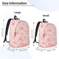 thumbnail image 2 of Casual Canvas Backpack Without Interlayer Large Capacity Stick Bag Design For Outdoor Shopping Office Outdoor Sports Rose Gold Leopard Print Animal Skin Texture_4 Medium, 2 of 7