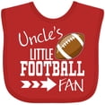 thumbnail image 3 of Inktastic Uncle's Little Football Fan Boys or Girls Baby Bib, 3 of 4