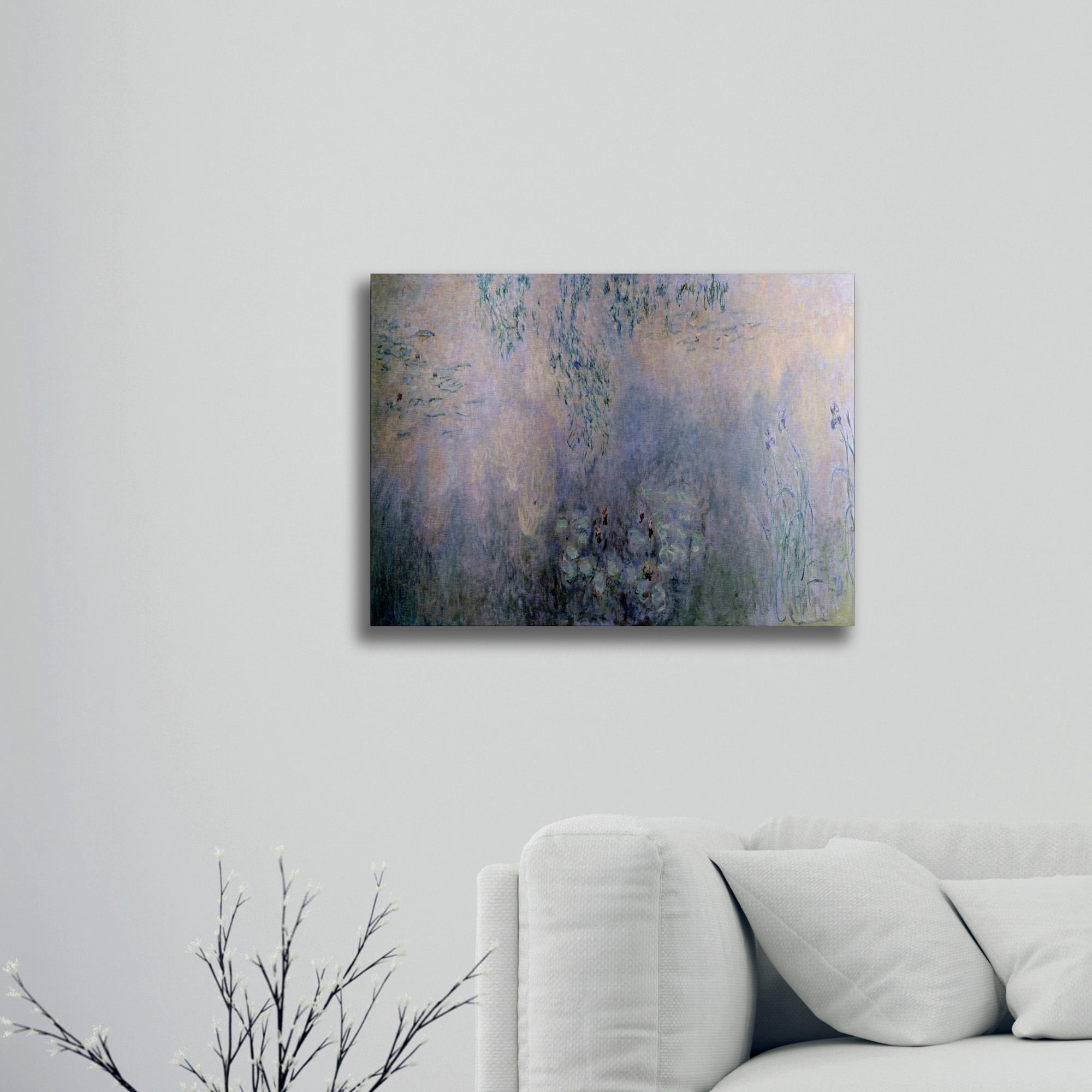 Trademark Fine Art 'Water Lilies 1914-22' Canvas Art by Claude Monet